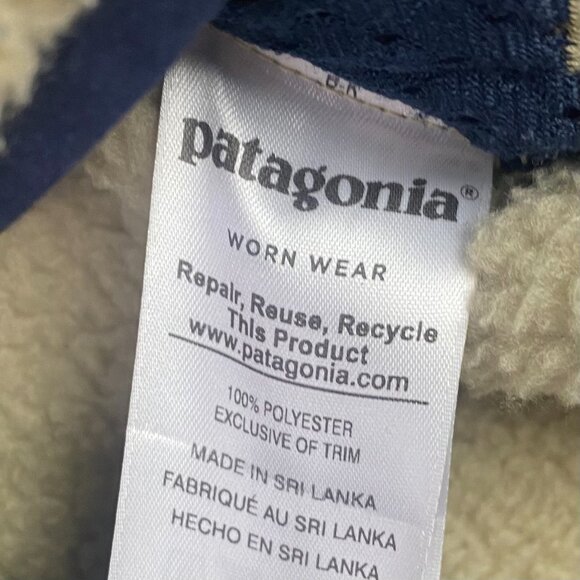 Patagonia Men's Retro Pile Fleece Vest Large El Cap Khaki Retro X Deep Pile - Picture 5 of 10